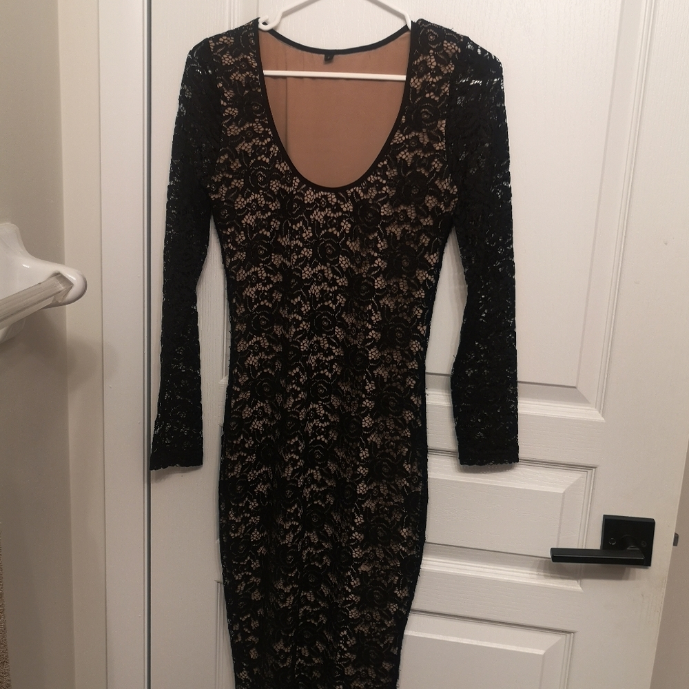Lacy black dress